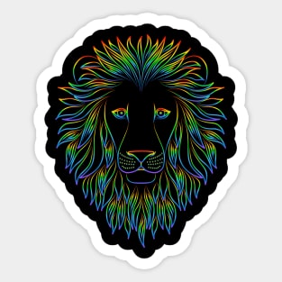 lion head Sticker